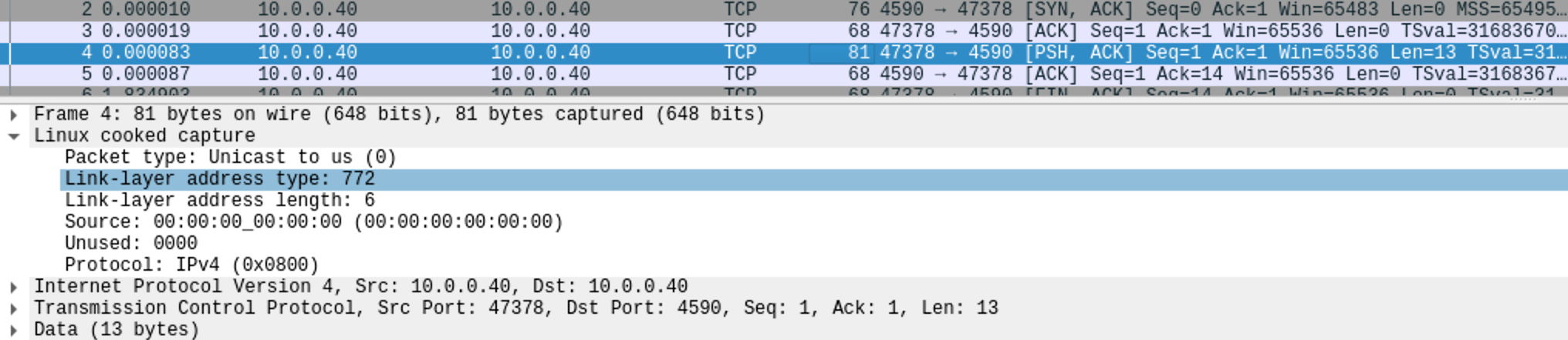 wireshark linux cooked capture pcap hdr