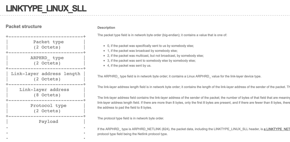 Linux Cooked Packets and where to find them