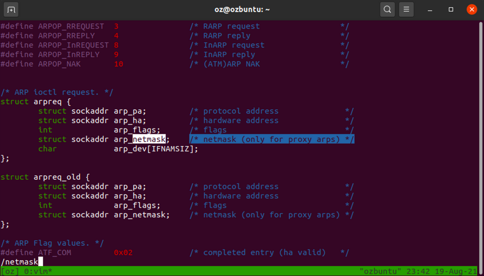 The curious case of ARP Netmask